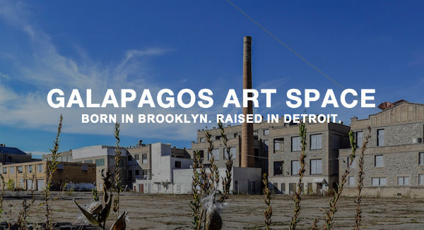 Screen shot of Galapagos Art Space website