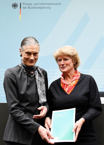 Taskforce head Ingeborg Berggreen-Merkel and culture minister Monika Grütters presented the report on the Gurlitt hoard. Photo: TOBIAS SCHWARZ/AFP/Getty Images
