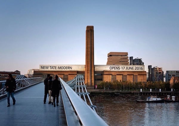 The 'new' Tate Modern opens on June 17, 2016. Photo: @Tate via Instagram