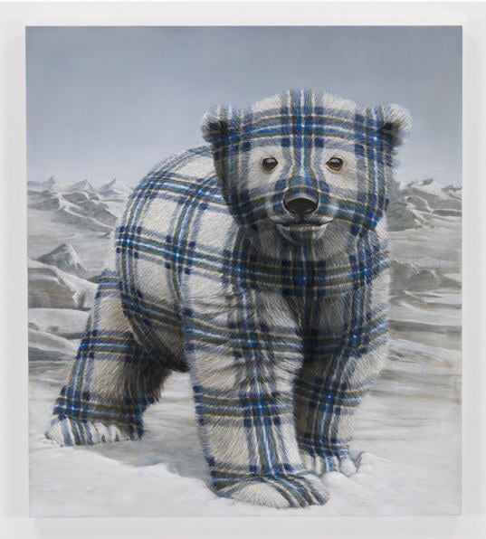 Sean Landers, Polar Bear Cub (North Slope, AK) (2015). Courtesy of Taka Ishii Gallery and the artist.