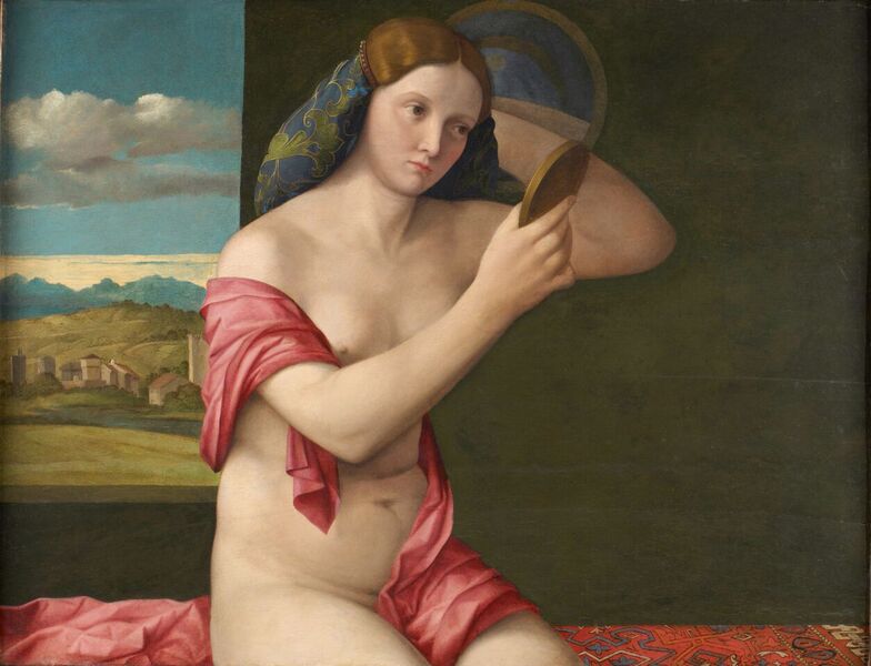 Giovanni Bellini, <em> Venus at her Toilet </em>. Photo: courtesy Robert Simon Fine Art and Otto Naumann Ltd. 