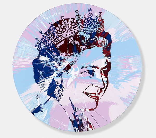 Damien Hirst’s portrait of Queen Elizabeth II (2014).<br>Photo: Prudence Cuming Associates © Damien Hirst and Science Ltd. All rights reserved, DACS 2016.