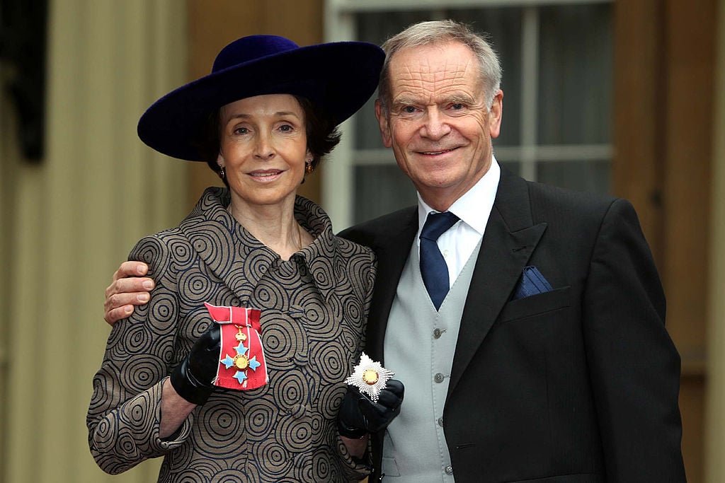 LONDON, ENGLAND - OCTOBER 25: Mary Archer poses after she was made a Dame with her husband Jeffrey Archer at a Royal Investiture ceremony at Buckingham Palace on October 25, 2012 in London, England. Photo by Sean Dempsey - WPA Pool/Getty Images.