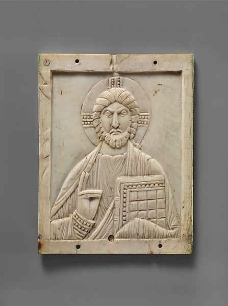 <i>Icon with Christ Pantokrator</i> (11th-12th Century), Byzantine <br>Image: Courtesy of the Metropolitan Museum of Art</br>