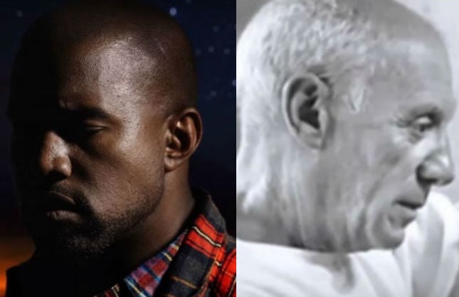 Kanye West and Pablo Picasso.Photo: YouTube.