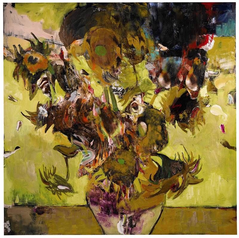Adrian Ghenie, The Sunflowers in 1937 (2014).<br)Image: Courtesy Sotheby's London.