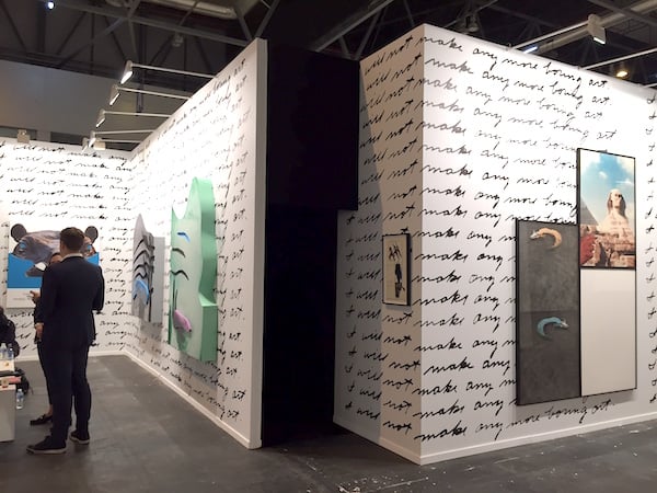 Installation view of the booth of Marian Goodman at ARCO Madrid 2016.<br>Photo: Lorena Muñoz-Alonso.