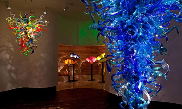Dale Chihuly glass sculptures at the Chihuly Collection, Morean Arts Center. Photo: courtesy the Morean Arts Center.