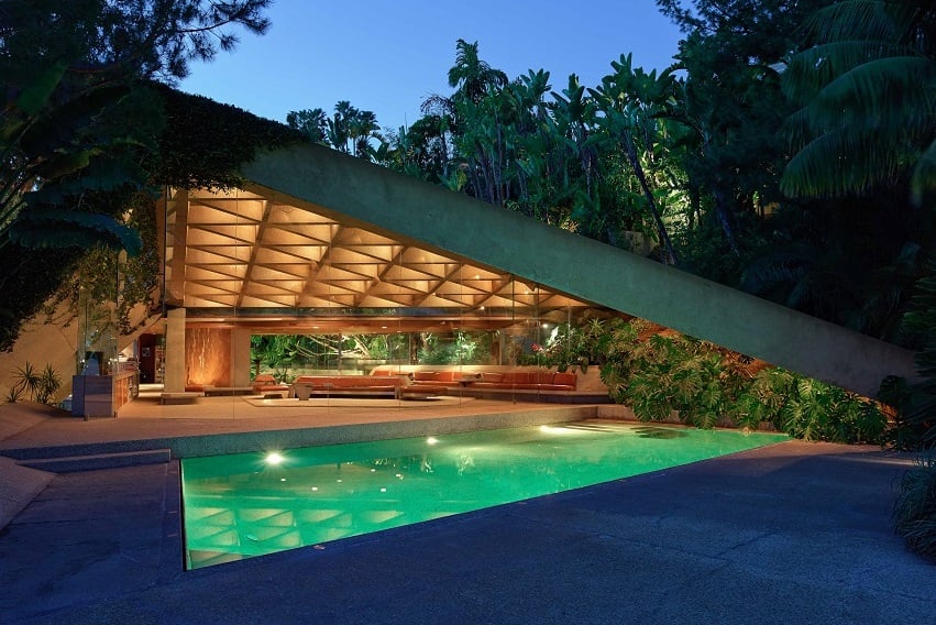 James Goldstein House, designed by John Lautner. Photo: Courtesy of Jeff Green/LACMA.