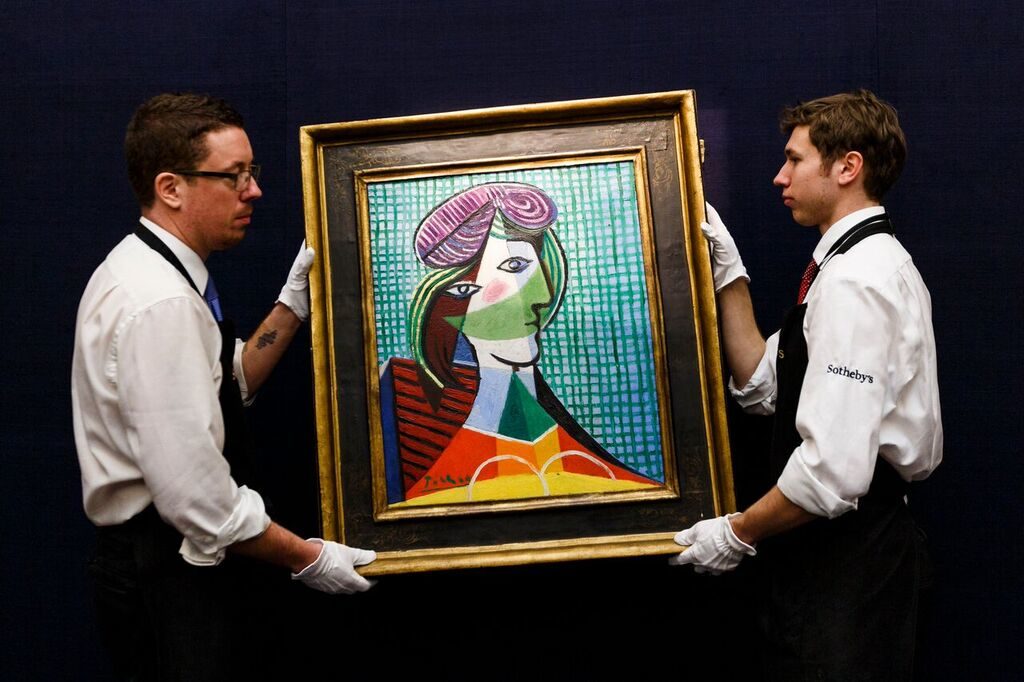 Pablo Picasso Tête de femme (1935) Photo: courtesy Sotheby's London.