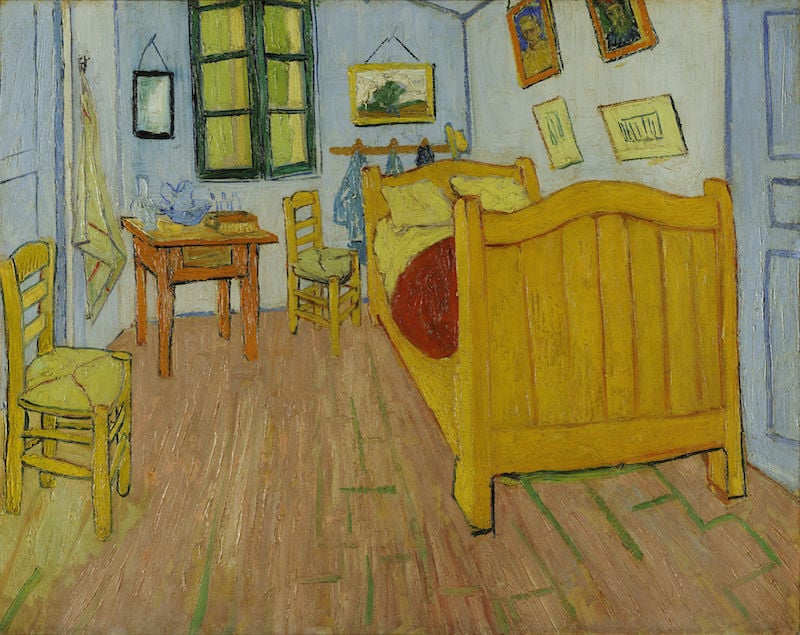 Vincent Van Gogh, The Bedroom (1888). Collection of the Van Gogh Museum, Amsterdam