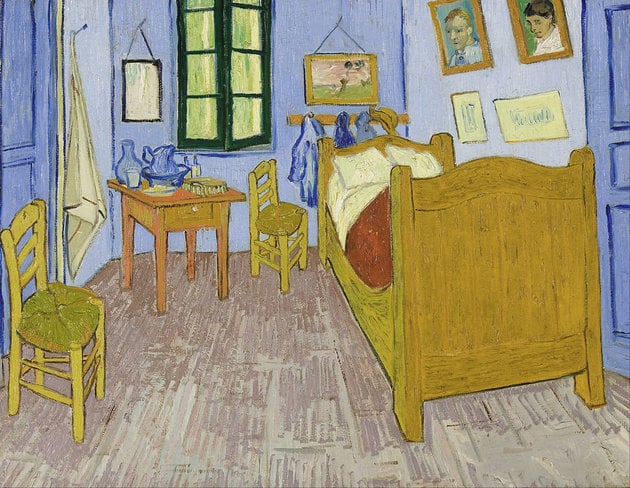Vincent Van Gogh, <em>The Bedroom</em> (1889). Collection of the Musée d'Orsay, Paris.