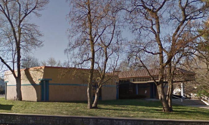 A painting was stolen and then returned to the Waldo branch of the Kansas City public library. Photo: Google Street View. 