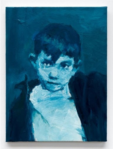 Yan Pei Ming, Portrait du Jeune Picasso (2015). Courtesy of Massimo De Carlo.