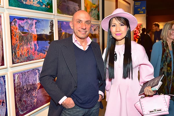 Marcello Marvelli and Chiu-Ti Jansen at the Photography Show presented by AIPAD at the Park Avenue Armory. <br>Photo: Sean Zanni, © Patrick McMullan. 