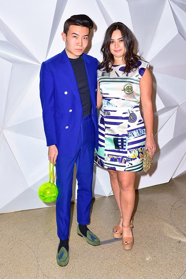 Michael Xufu Huang and Tiffany Zabludowicz at the Guggenheim's 2016 Young Collectors Party. <br>Photo: Sean Zanni, © Patrick McMullan.
