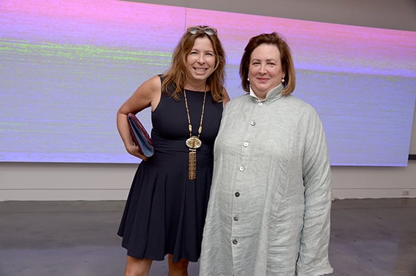 Anne Pasternak and Elizabeth Easton at the opening reception for the International Center of Photography Museum. Courtest of photographer Clint Spaulding © Patrick McMullan.