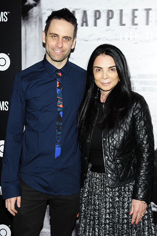 Ryan McNamara and Mary Boone at the New York premiere of <em>Mapplethorpe: Look at the Picture</em>. <br>Photo: Paul Bruinooge, © Patrick McMullan.