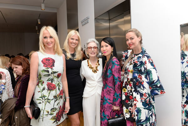 Kasia McCormick, Stephanie Kamfar, Barbara Tober, Chiu-Ti Jansen, and Barbara Regna at the Museum of Arts and Design's "LOOT: MAD About Jewelry" opening benefit. <br>Photo: Presley Ann, © Patrick McMullan.