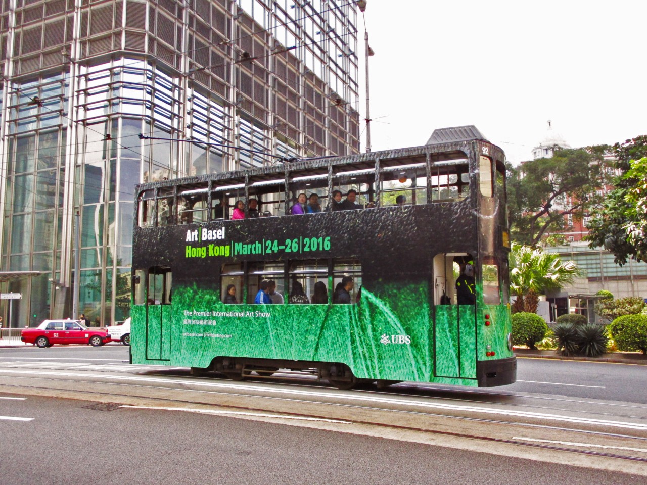 Bus in Hong Kong advertising the fairImage: Courtesy Art Basel