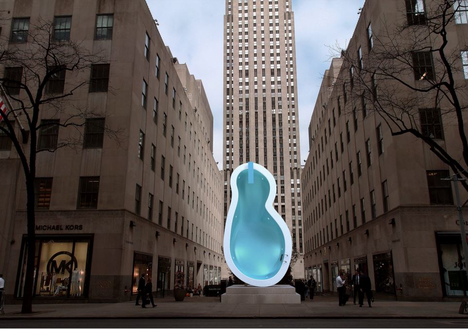 Elmgreen & Dragset, rendering of "Van Gogh's Ear" (2016).Photo: Courtesy of the Public Art Fund.