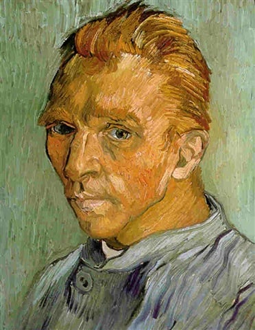 Vincent van Gogh, <em>Autoportrait</em> (1889).<br>Photo: Courtesy of artnet Price Database.