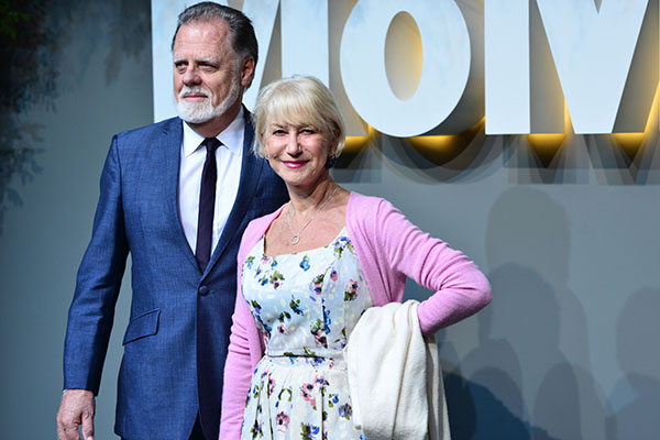 Taylor Hackford and Helen Mirren at the 2016 MoMA Party in the Garden Benefit. Courtesy of photographer Jared Siskin, © Patrick McMullan.