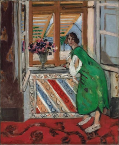 Henri Matisse, <em>Jeune fille à la mauresque, robe verte</em> (1921).<br>Photo: Courtesy of Bernard Jacobson Gallery.