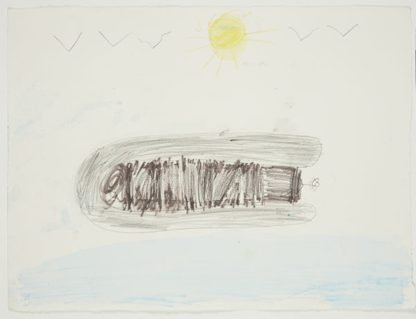 Drawing by Muhamad, collected by Ben QuiltyImage: Courtesy Ben Quilty