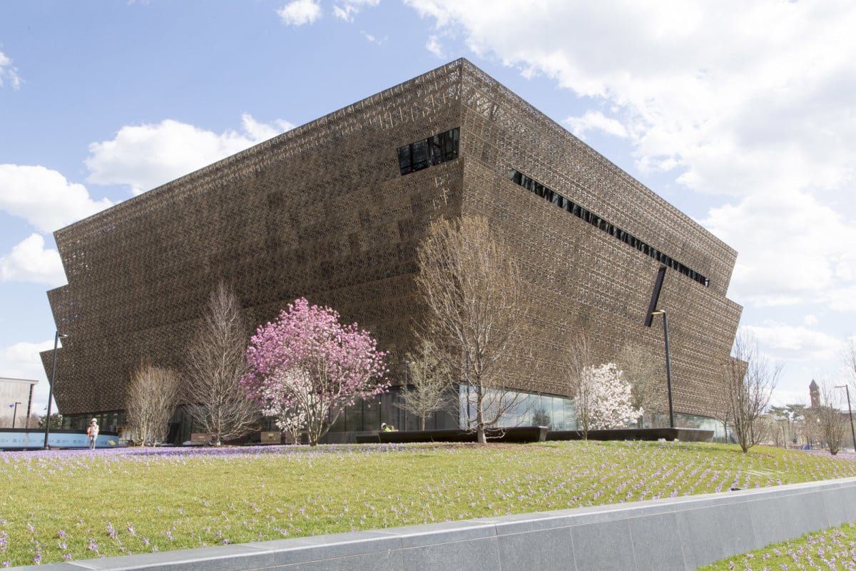 The National Museum of African American History and Culture in Washington, DC. Photo: Michael R. Barnes, courtesy the Smithsonian Institution.