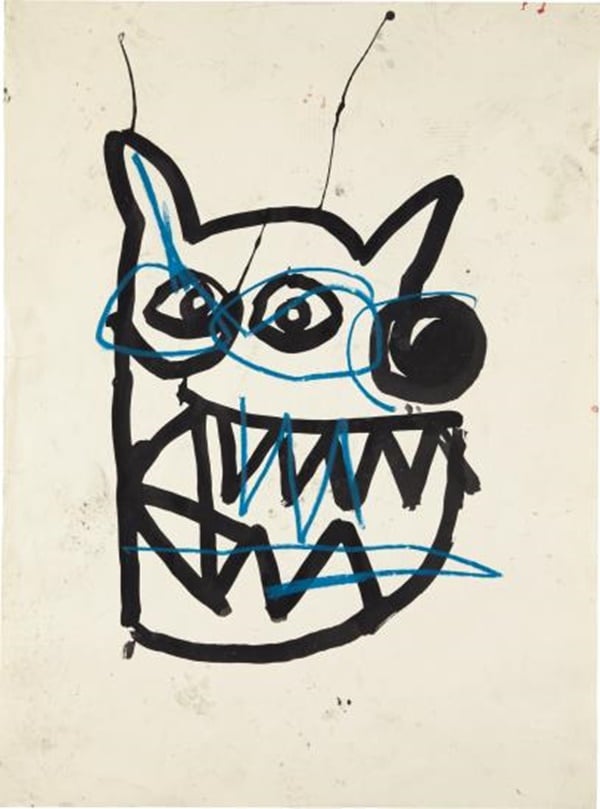 Jean Michel Basquiat Untitled (1983) Image: Courtesy of Phillips.