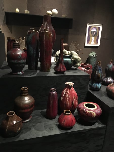Ceramics by Pierre-Adrien Dalpayart at Jason Jacques, curated by Rick Owens <br /> Photo: Hili Perlson