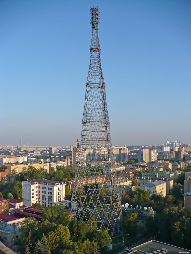 Shukhov Tower.<br>Photo: via World Monuments Fund.