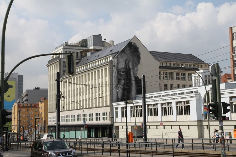 JR mural in Berlin. Photo: Henri Neuendorf