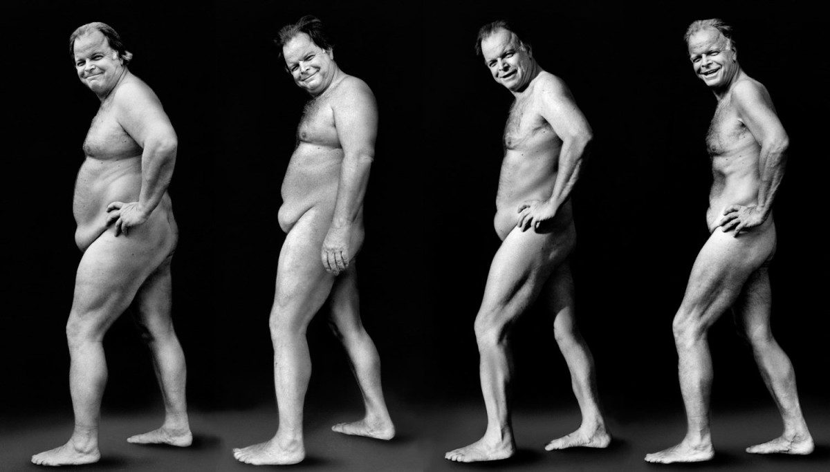 Bob Adelman, self portraits during weight loss. <br>Photo: Bob Adelman. 