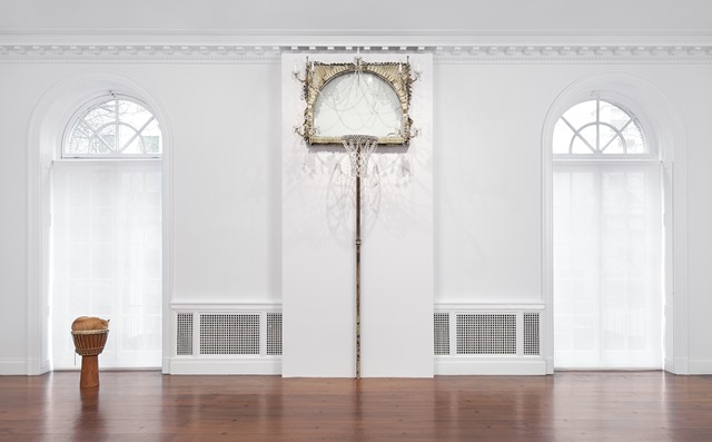 "David Hammons: Five Decades," at Mnuchin Gallery.<br>Photo: Tom Powel Imaging, courtesy of the gallery.