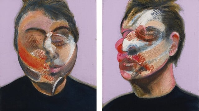 Francis Bacon, Two Studies for a Self-Portrait (1970).Photo: courtesy Sotheby’s.