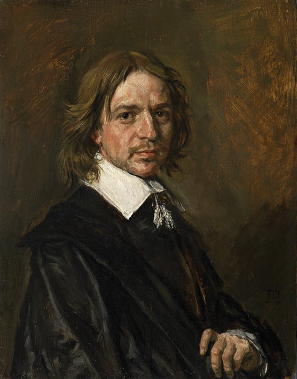 Franz Hals, <em>Portrait of a Man</em>, one of a series of Old Master works sold by a French dealer that authorities now believe may be forgeries.