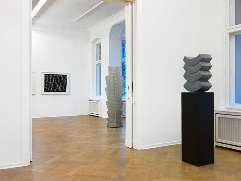 Installation view "Mack: Review and Outlook" at Arndt Art Agency, Berlin