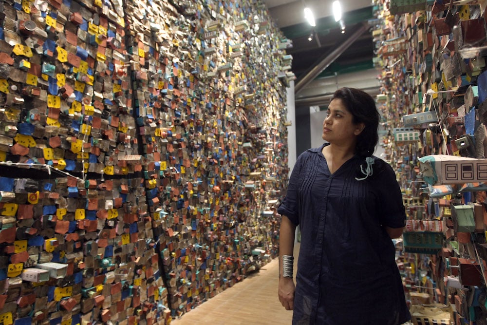 Hema Upadhyay at the Centre Pompidou, Paris in 2011. Photo: PIERRE VERDY/AFP/Getty Images