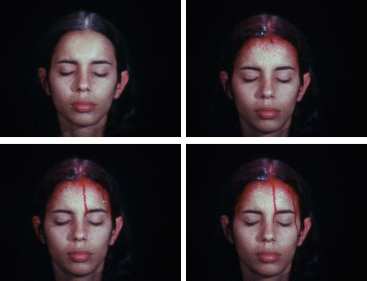 Ana Mendieta, <em>Sweating Blood </em>(1973)<br>Image: Courtesy Galerie Lelong