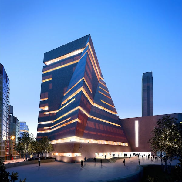 A south view of the new Tate Modern. Courtesy of the Tate.