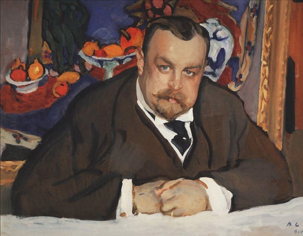 Valentin Serov, <em>Portrait of Ivan Morozov</em> (1910). <br>Photo: Tretyakov Gallery.