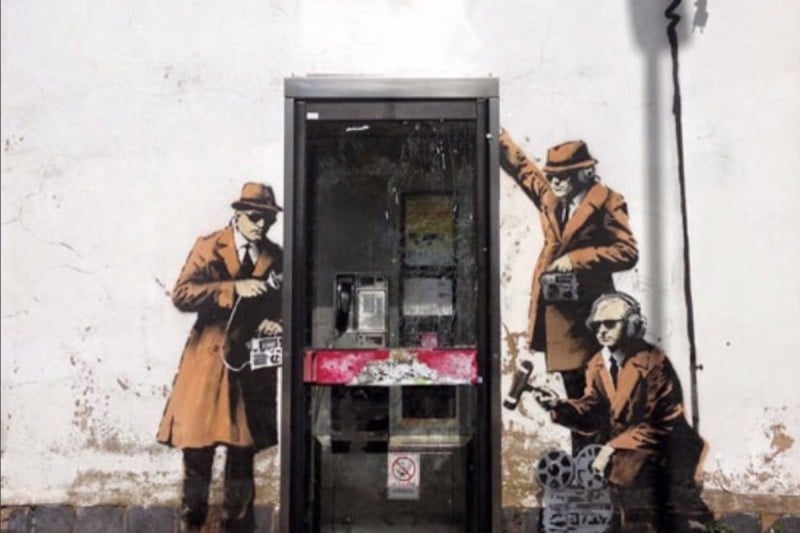 Expert Says Dilapidated Banksy Mural ‘spy Booth Is Worthless