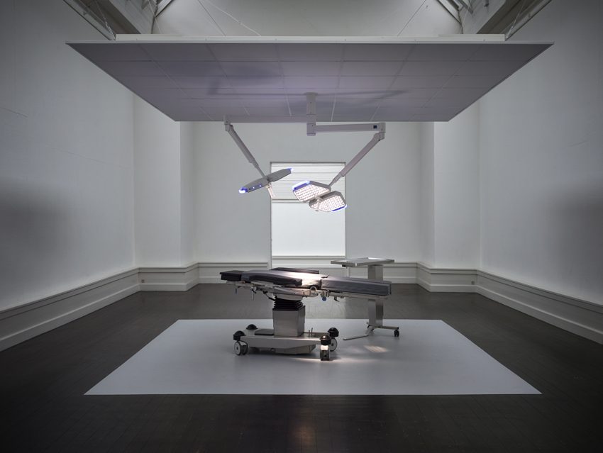 Superflex's 2014-15 exhibition "Hospital Equipment," at the Den Frie Center for Contemporary Art.Photo: Anders Sune Berg, courtesy Superflex.