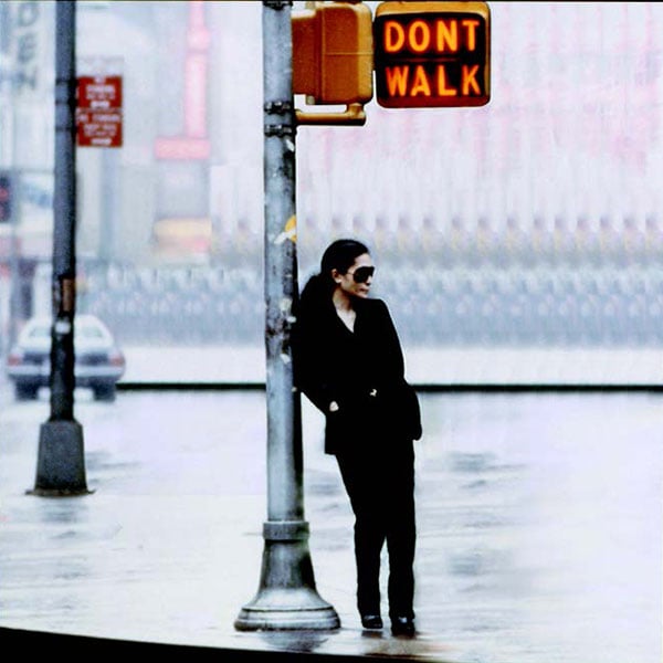 Yoko Ono, Walking on Thin Ice (1981). Film still. Photo: Allan Tannenbaum/Yoko Ono. 