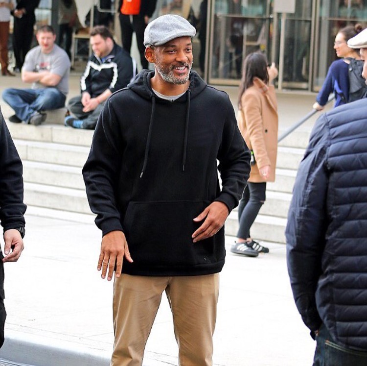 Will Smith filming <em>Collateral Beauty</em> at the Whitney Museum of American Art.