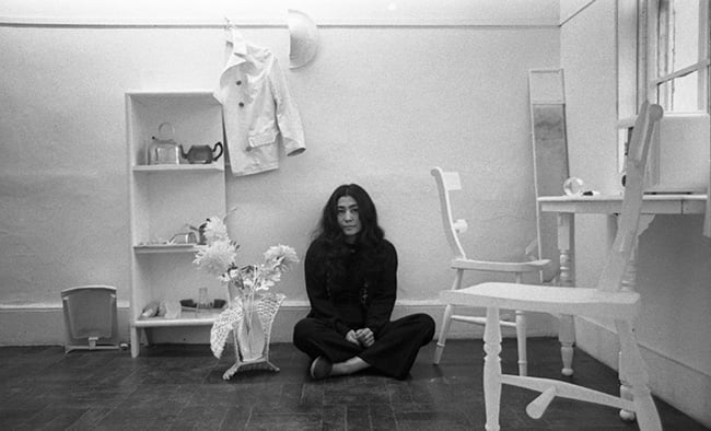 Yoko Ono, Half-a-Room (1967) from "Half-a-Wind" at Lisson Gallery. Photo: Clay Perry/Yoko Ono. 