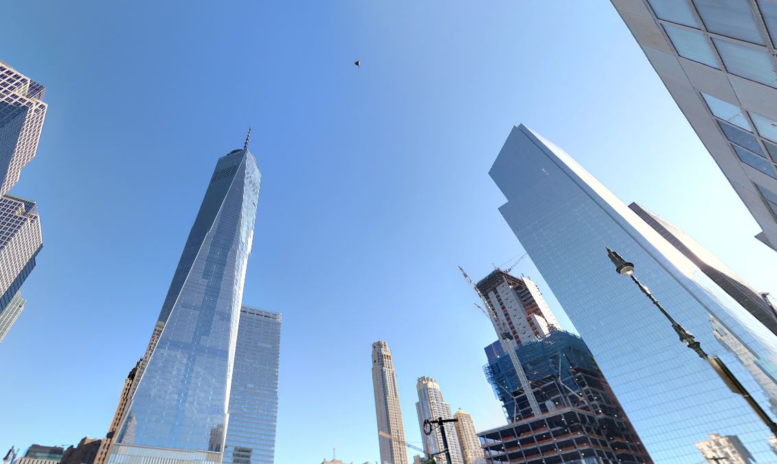 One World Trade Center.<br>Photo: Courtesy of Google Maps.