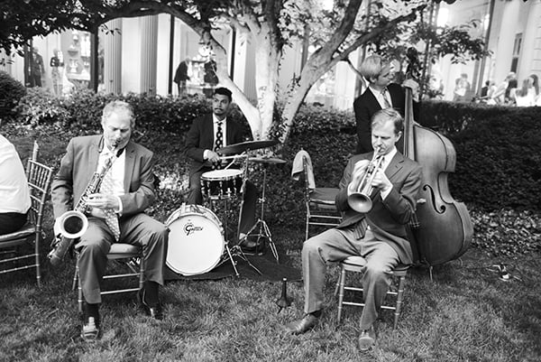 Musicians at the Frick Garden Party. Courtesy Madison/BFA.